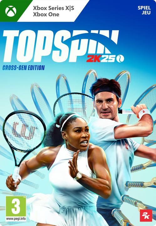 Actual product image Microsoft Xbox TopSpin 2K25 CrossGen Download Code