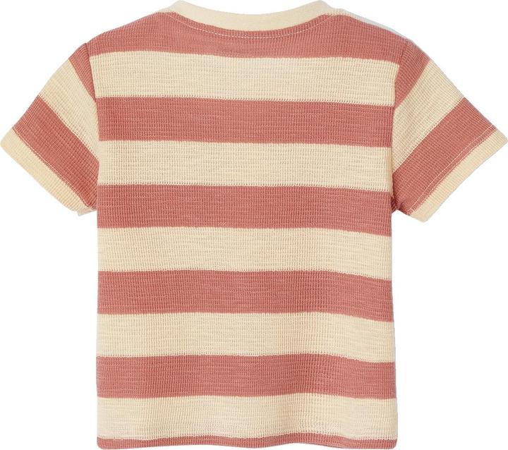 Actual product image Vertbaudet Bio-Kollektion: Gestreiftes Baby Shirt aus Waffelpikee (92)