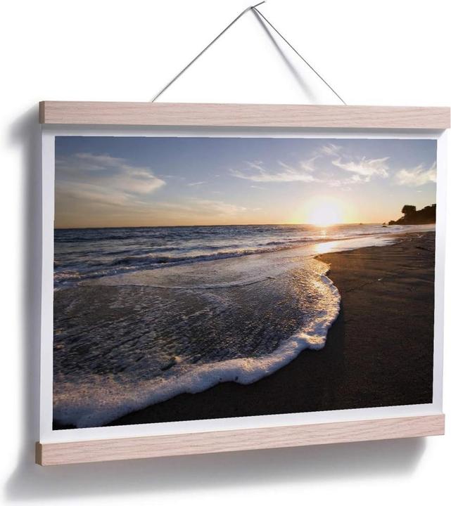 Produktbild Trenddeko Sonnenuntergang am Meer (30 x 24 cm)