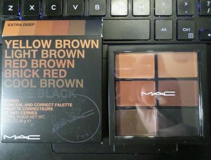 Image du produit MAC Cosmetics Pt1 Studio Conceal and Correct Palette Extra Deep 0.21oz (Extra Deep)