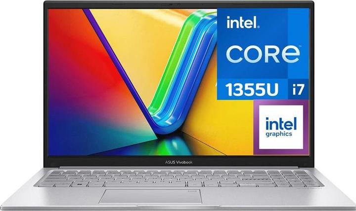 Produktbild ASUS Laptop VivoBook 15 i7-1355U 16GB 1TB 15.6" (15.60", 1000 GB, 16 GB, Eng. Int.)