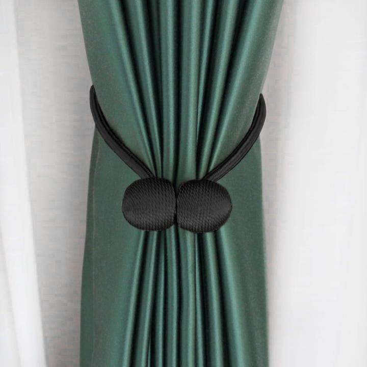 Produktbild JTI Vorhang-Raffhalter, magnetisch - Schwarz