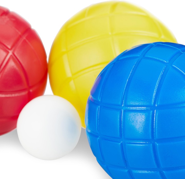 Actual product image Relaxdays Boules Set with 6 Balls (6 x, 70 mm)