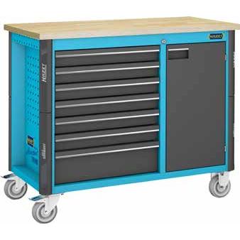 HAZET, Werkzeugwagen + Montagewagen, Werkbank (230 x)