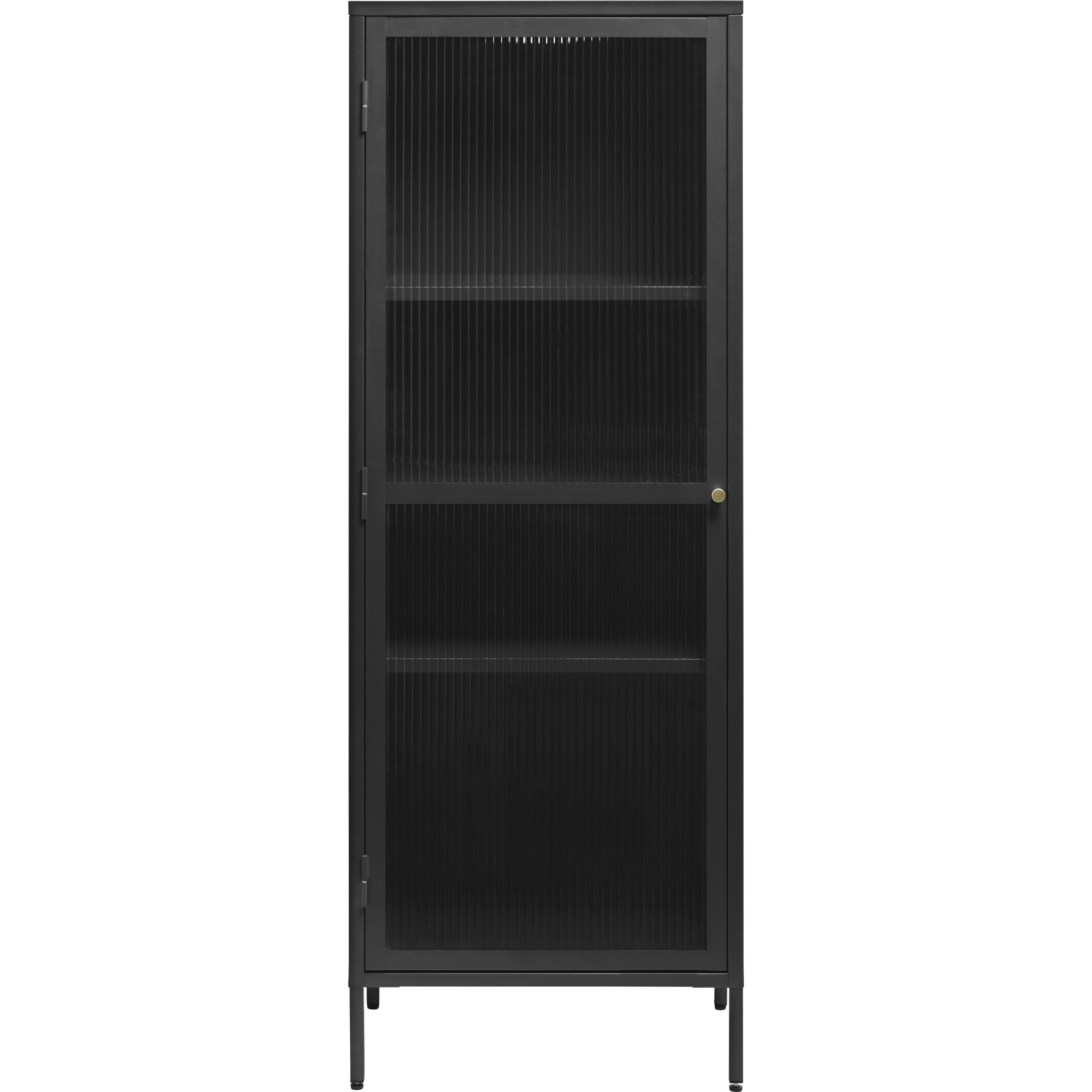 Nordic Touch, Vitrine + Buffetschrank, Borup (58 x 40.5 x 160 cm)
