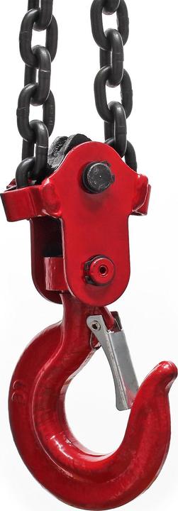 Actual product image Wiltec Chain hoist 5000kg 5t, 3m chain length, lifting height 2.5m, pulley block hoist