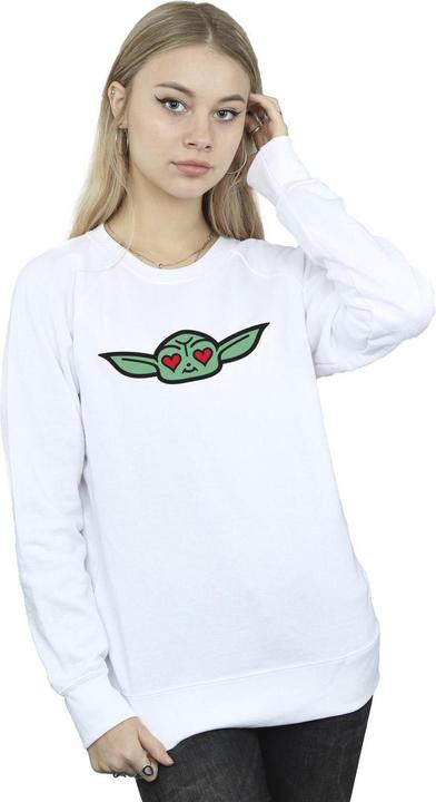 Produktbild Star Wars The Mandalorian Grogu Heart Eyes Sweatshirt (S)