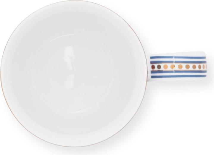 Produktbild PIP Studio Flower Fest. Scallop Henkelb. LightBlue/red 145ml (145 ml, 1 x)