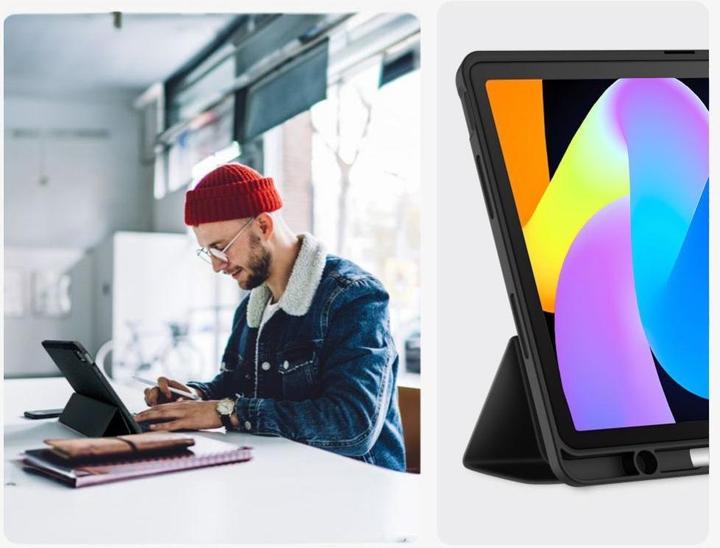 Actual product image 4Kom Tech-Protect SC Stiftetui für Lenovo Idea Tab 11.0 TB-336, Schwarz (Lenovo Idea Tab)