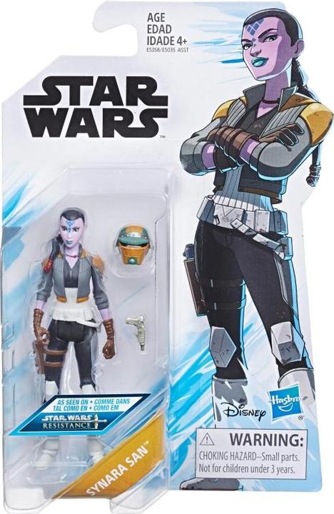 Actual product image Hasbro Star Wars: Resistance Animated Series Synara San Figure