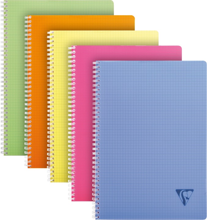 Produktbild Clairefontaine Spiralbuch (A4, Kariert, Harter Einband)