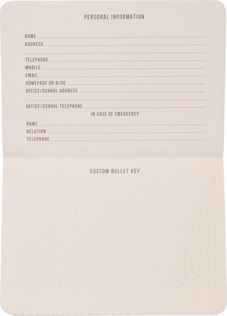 Actual product image Designworks Standard Issue Pocket Journal - Rosewood | Blush (10 x 15 cm, Checked, Hardcover)