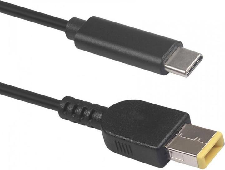 PowerGuard USB-C to Lenovo Square Thinkpad Cable with Rectangular Flat Plug (10.5 x 4.2mm) 1.5m (USB 3.2 Gen 1)