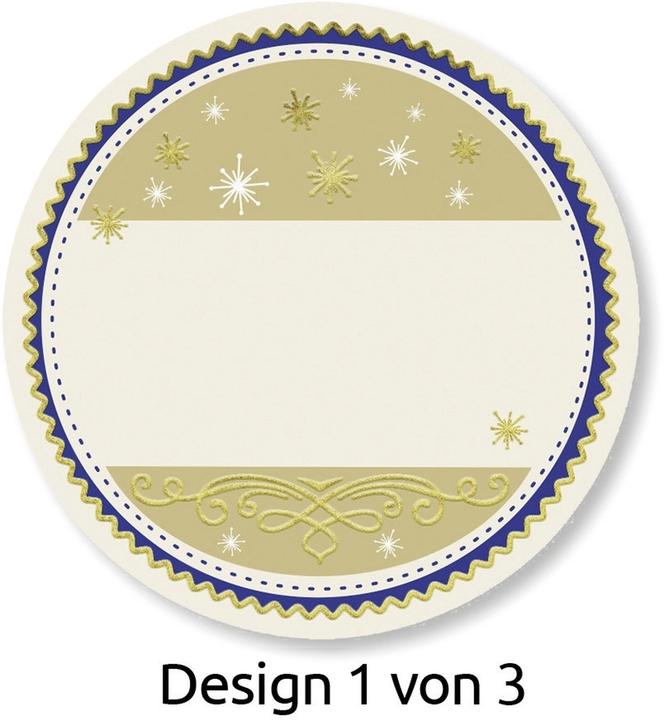 Actual product image Avery Sticker on roll Gift 50 pieces Green/Red/White