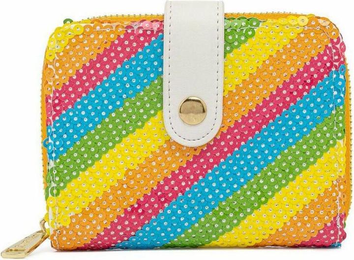 Image du produit Loungefly Disney by Porte-monnaie Sequin Arc-en-ciel Minnie