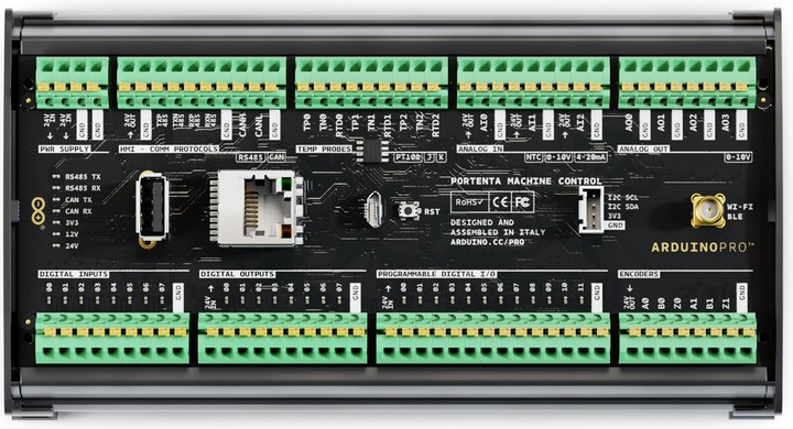 Actual product image Arduino Expansion board Portenta Machine Control