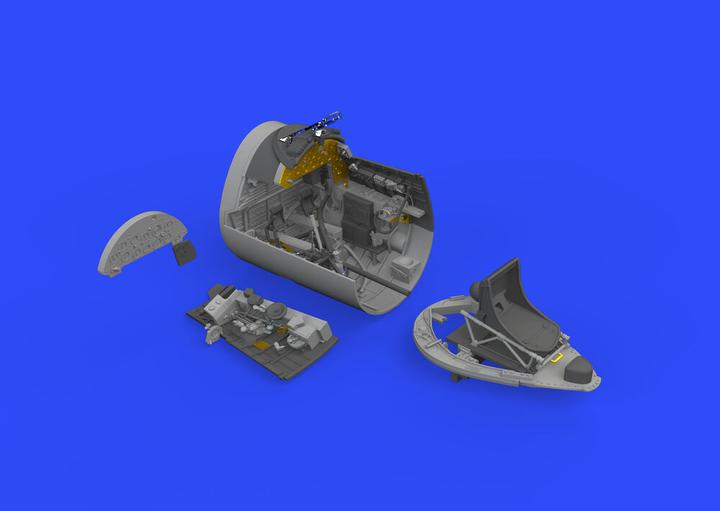Actual product image Eduard F4U-1D for Tamiya