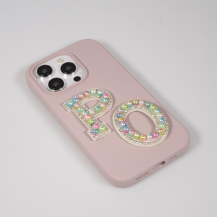 Actual product image PhoneLook Stickers for mobile/tablet/computer 3D Pearls multi-coloured letter R