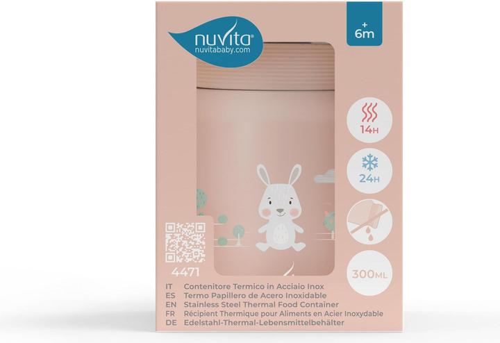 Actual product image Nuvita Thermos pink