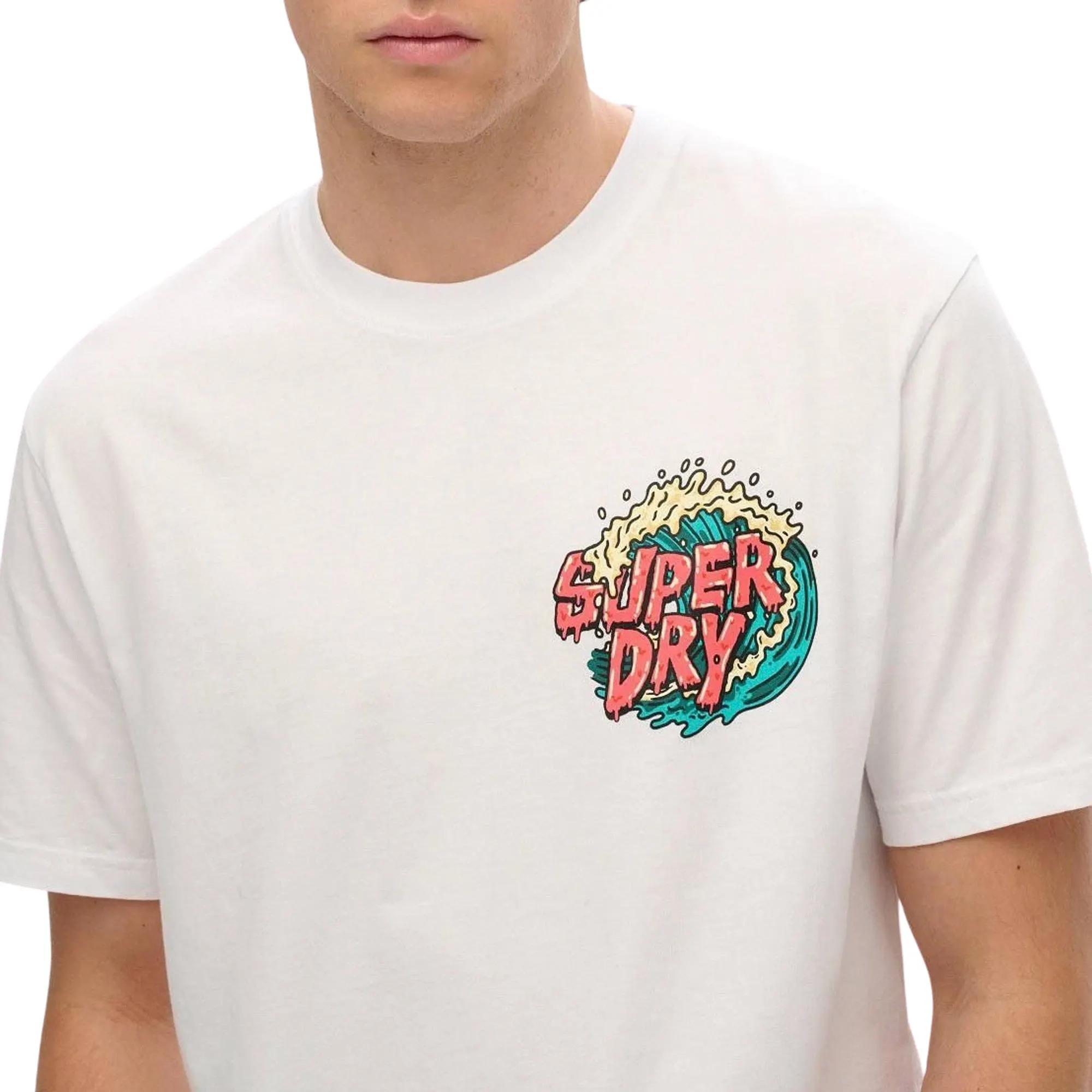 Thumbnail - Superdry, Herren, Shirt, Lässiges Outdoor-Narrativ-T-Shirt, Weiss, (L)