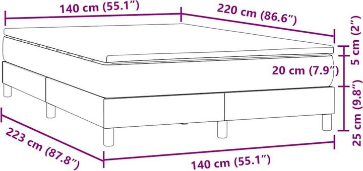 Image du produit vidaXL Carna (140 x 220 cm)