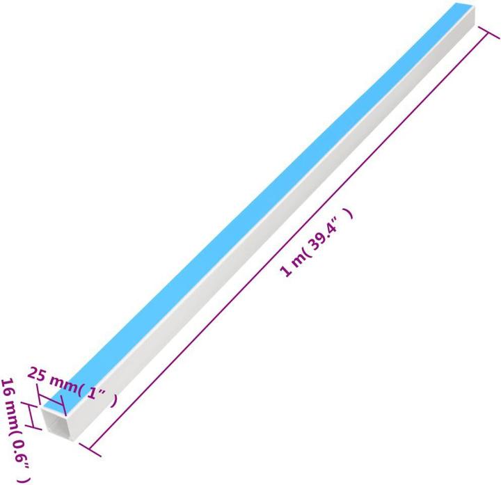 Actual product image vidaXL Kabelrohr (100 cm)