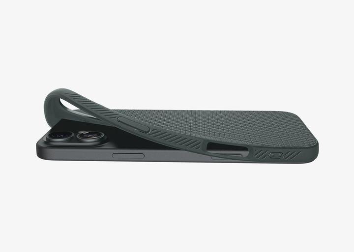 Actual product image Spigen Liquid Air iPhone 16 zielony/abyss green ACS08196 (Apple iPhone 16)