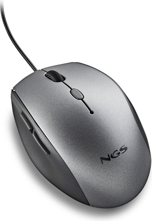 Image du produit NGS Souris Silencieuse Moth Gray (Filaire)