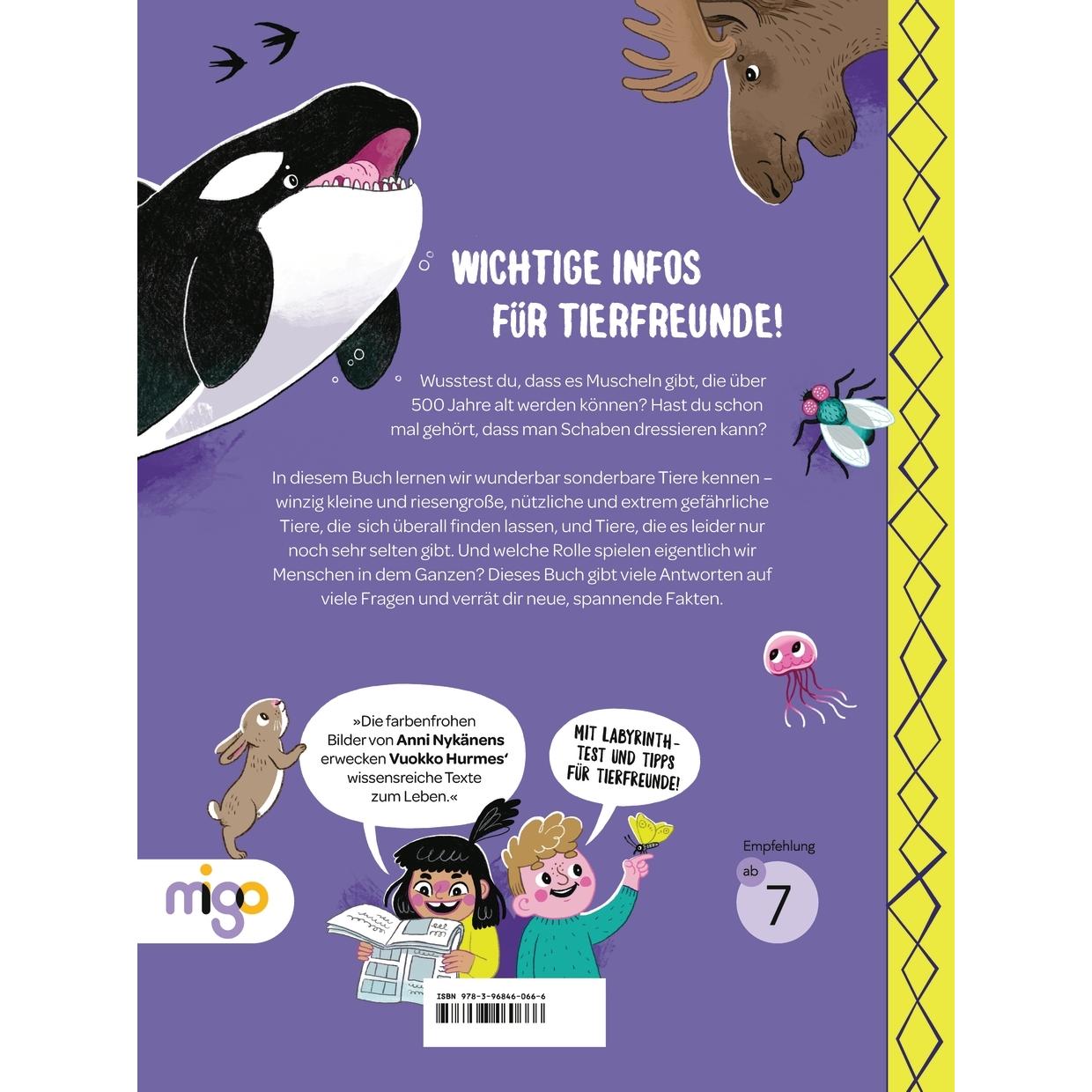 Thumbnail - Voll tierisch!, Kinderbücher von Vuokko Hurme, Anni Nykänen, Anu Katariina Lindemann