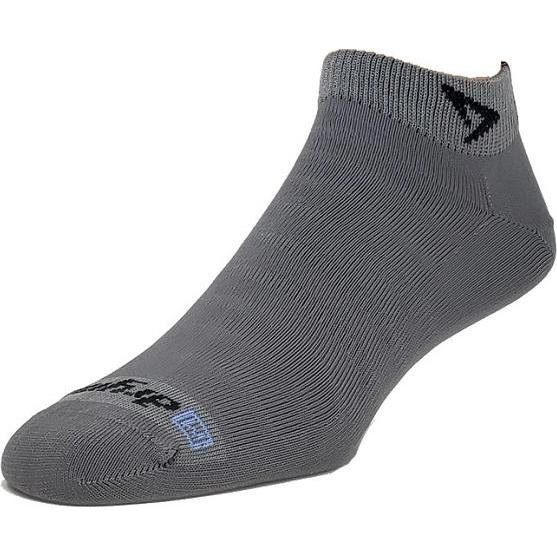 Drymax, Herren, Sportsocken, Hyper Thin Running Mini Crew (S), Grau