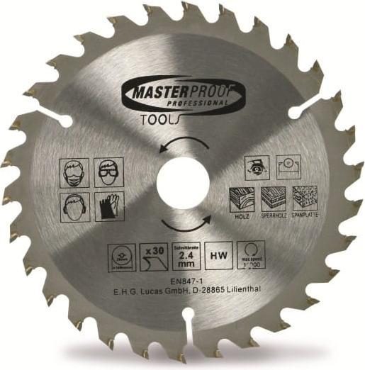 Produktbild Masterproof Kreissägeblatt, HM, 140x20, 30 Zähne