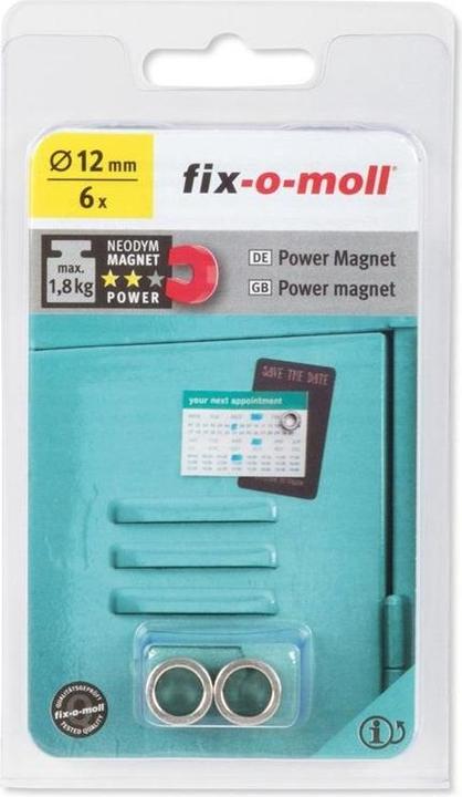 Image du produit Fix-o-moll ANNEAU MAGNÉTIQUE 3562809 6PCS (6x)