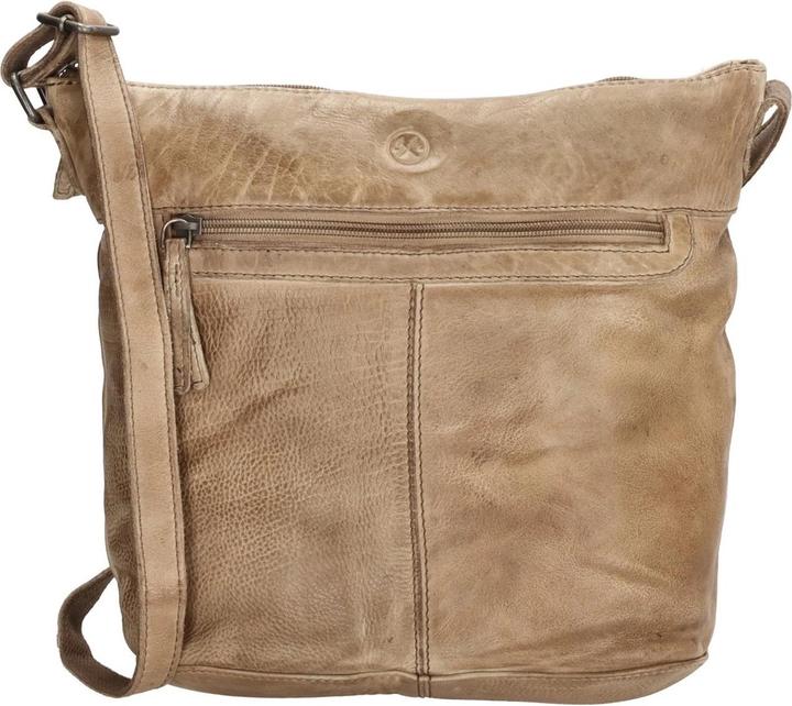 Produktbild Hide & Stitches Paint Rock Schoudertas - Zand - 100% Leer