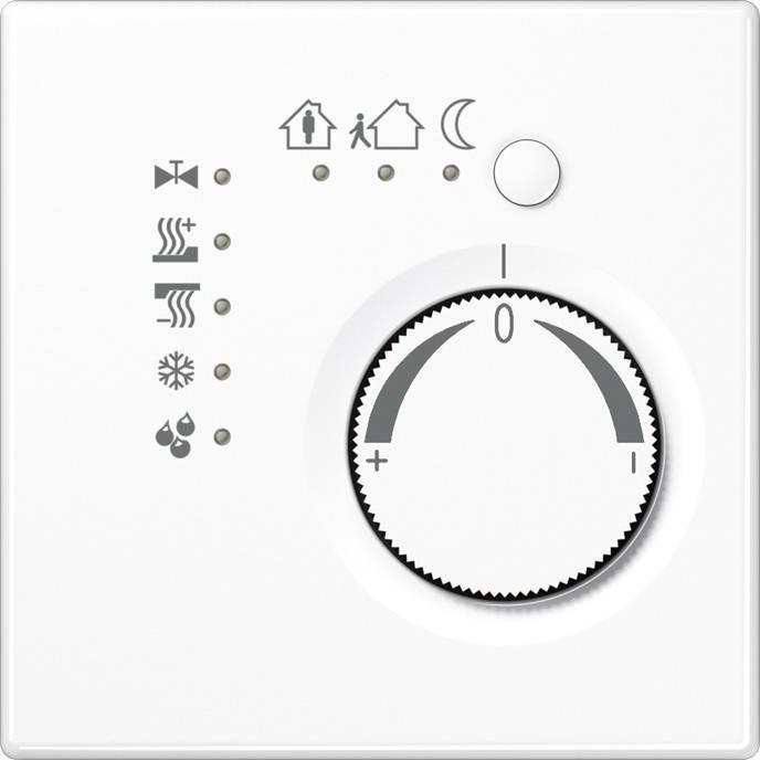 Produktbild JUNG Raumtemperaturregler UP LS KNX aws glz LS2178WW