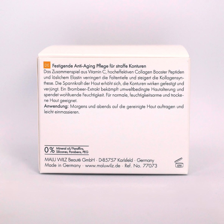 Nährwerte und Zutaten Malu Wilz Vitamin C Active+ Vitamin C Collagen Cream (50 ml, 24h Creme)