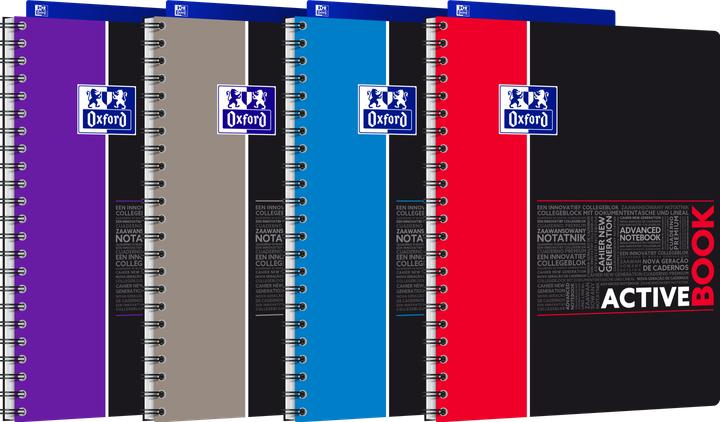 Image du produit Oxford Étudiant Activebook (A4+, Quadrillé, Couverture rigide)
