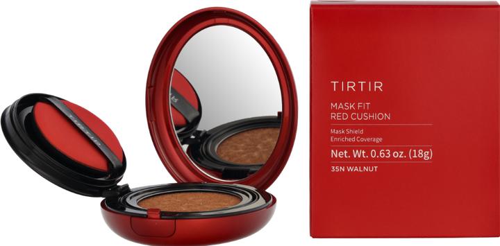 Actual product image TirTir Mask Fit Red Cushion Foundation Full Coverage Weightless Skin Fit (35N)
