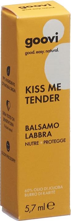 Actual product image Goovi KISS ME TENDER Lippenbalsam Nährend & schützend (Lip balm, 5.70 ml)