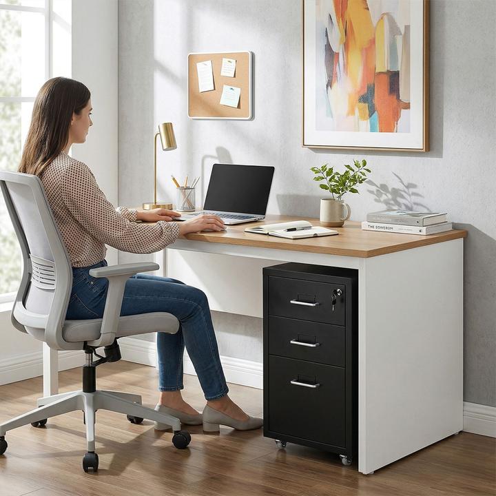 Image du produit Relaxdays caisson roulant (28 x 41 x 45.50 cm)