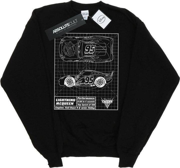 Image du produit Disney - Sweat CARS LIGHTNING MCQUEEN BLUEPRINT - Fille (116)