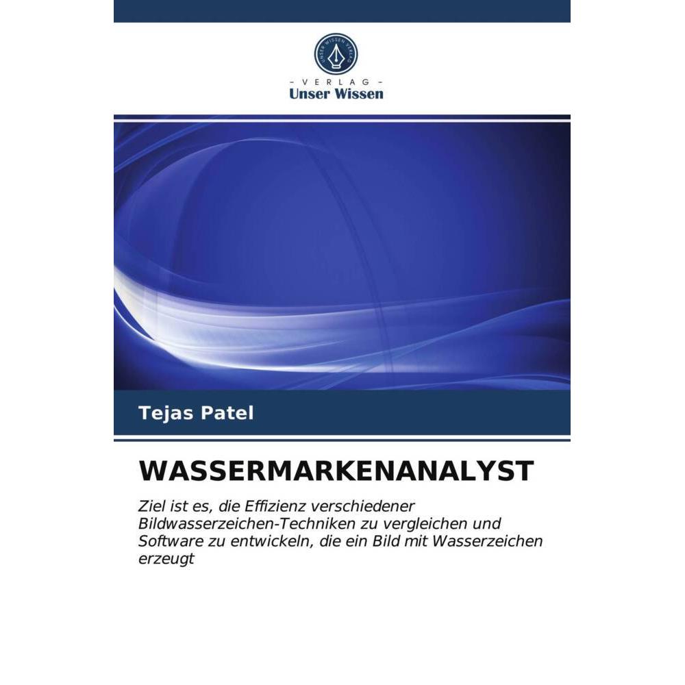 Wassermarkenanalyst, Fachbücher von Tejas Patel
