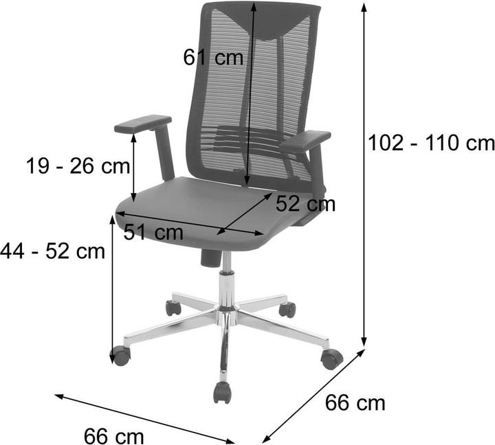 Produktbild JOHN316 Büstostuhl Elmore (44 - 52 cm)