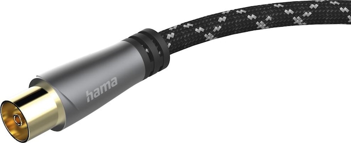 Produktbild Hama Koax-Stecker – Koax-Kupplung (120 dB, Antennenkabel)