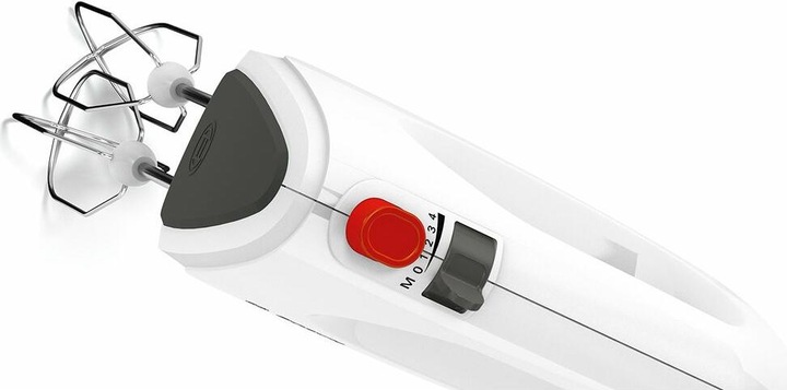 Produktbild Bosch Hausgeräte Hand Mixer MFQ22100 CleverMixx 375 W, Number of speeds 4, Turbo mode, White/Dark Grey (375 W)