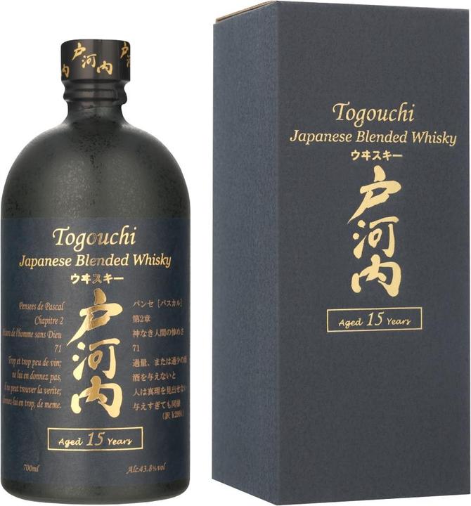 Produktbild Togouchi 15 Years (Blended Whisky, Japanischer Whisky, 1 x 70 cl)