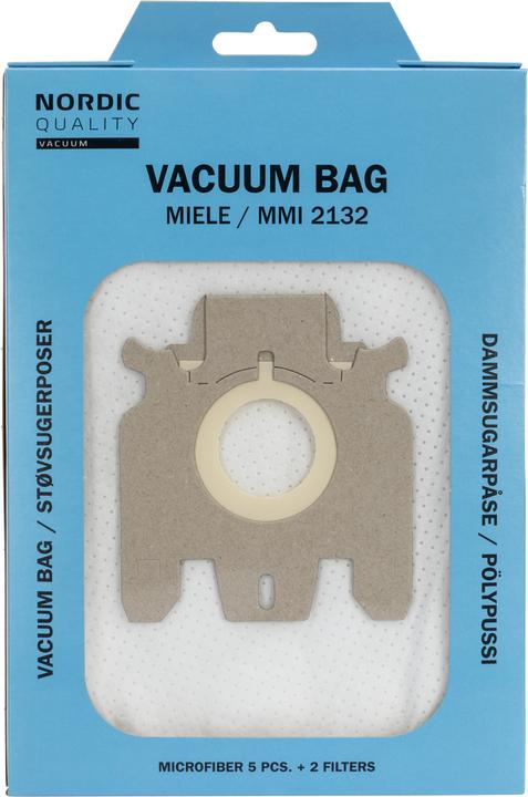 Image du produit Deltaco MMI 2132 Sacs de nettoyage par aspiration, 5 pcs. + 2 filtres (5 x)
