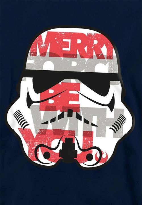 Produktbild Star Wars Merry Force Be With You Kapuzenpullover weihnachtliches Design (128)