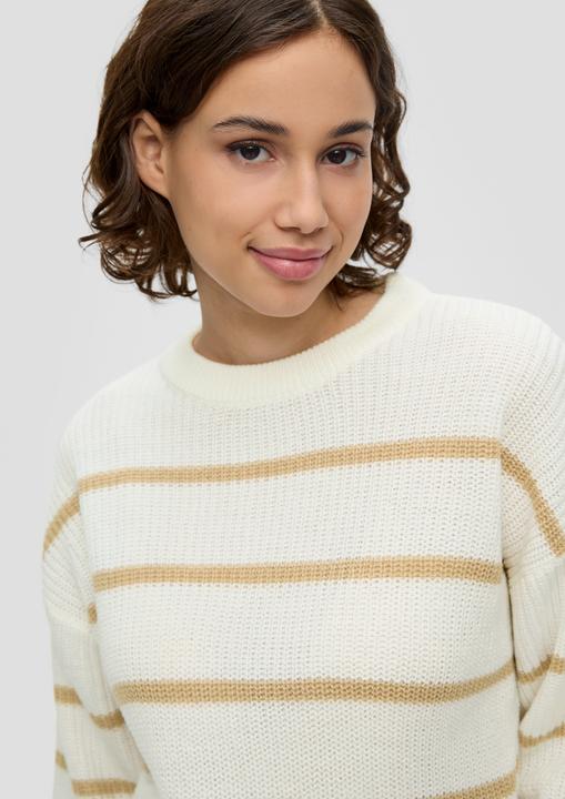 Produktbild s.Oliver Strickpullover Leichter Sommerstrickpullover im Relaxed Fit (XXL)