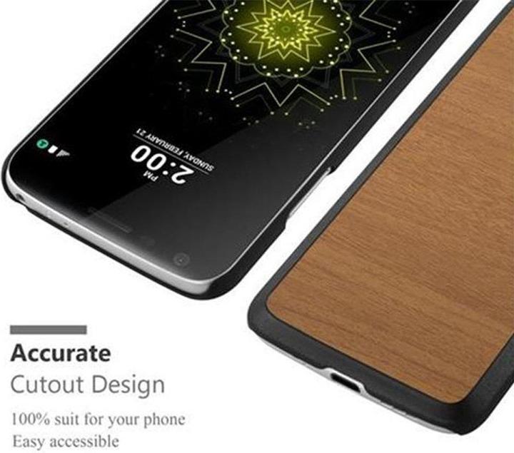 Productafbeelding Cadorabo Harde kaft Woody Cover (LG G5)