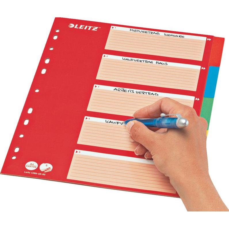 Thumbnail - Leitz, Ordner Zubehör, Kartonregister Blanko